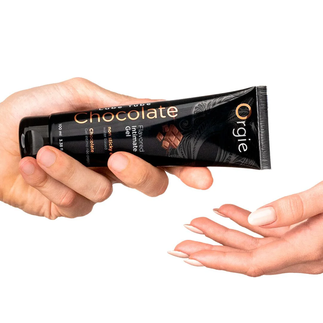 Лубрикант Orgie Lube Tube Chocolate на водній основі, 100 мл