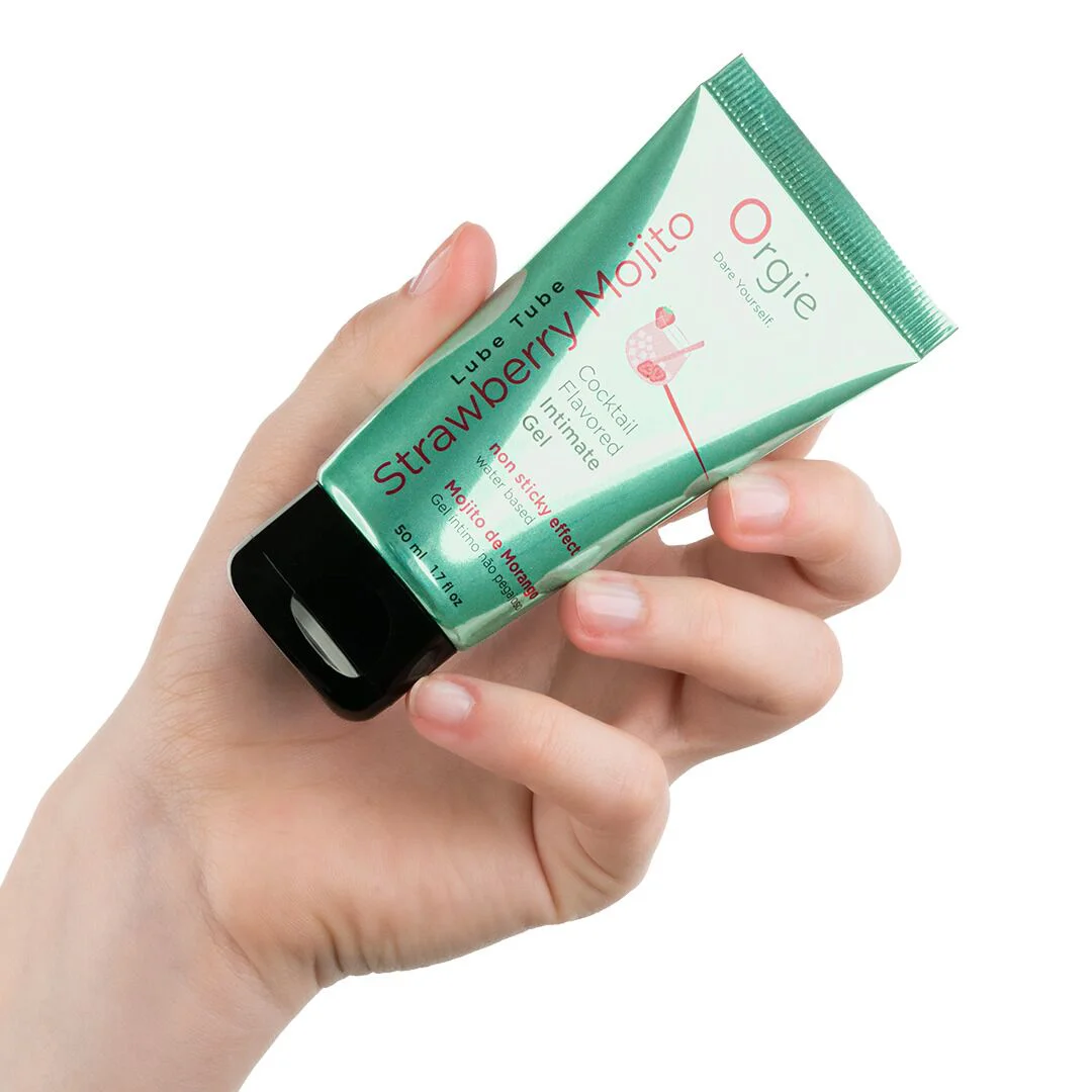 Лубрикант Orgie Lube Tube Strawberry Mojito, водна основа, 50 мл
