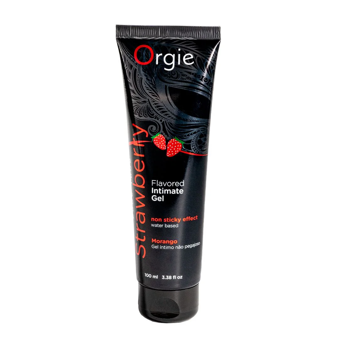 Лубрикант Orgie Lube Tube Strawberry, водна основа, 100 мл