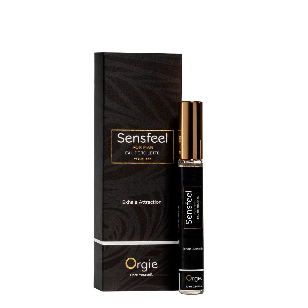 Чоловічі парфуми з феромонами Orgie – Sensfeel for Man Travel Size (10 мл), цитрусово-деревний аромат - Зображення 5