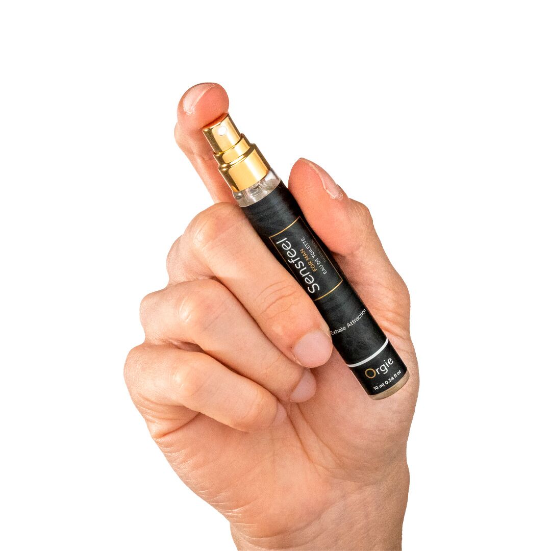 Чоловічі парфуми з феромонами Orgie – Sensfeel for Man Travel Size (10 мл), цитрусово-деревний аромат - Зображення 8