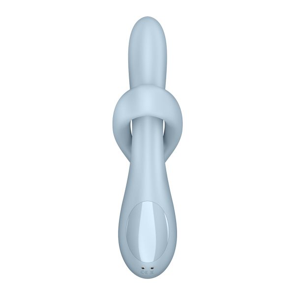 Вібратор з ротацією Satisfyer Heat Flex 4 Blue, підігрів до 39°C - Зображення 4