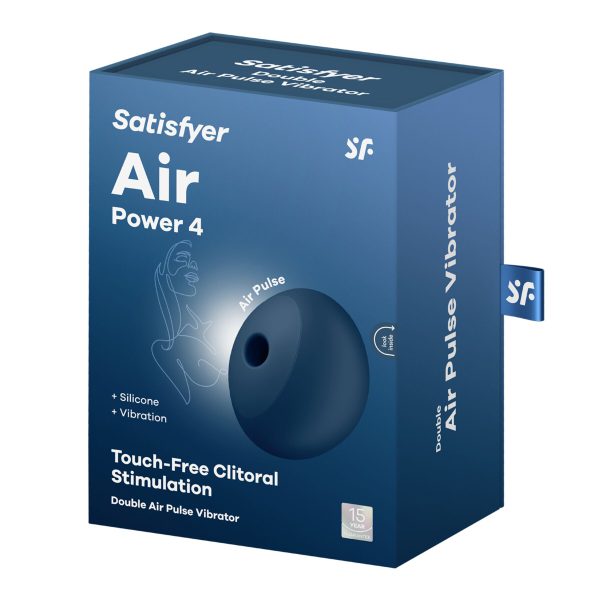 Вакуумний стимулятор з вібрацією Satisfyer Air Power 4, потужний та тихий - Зображення 6
