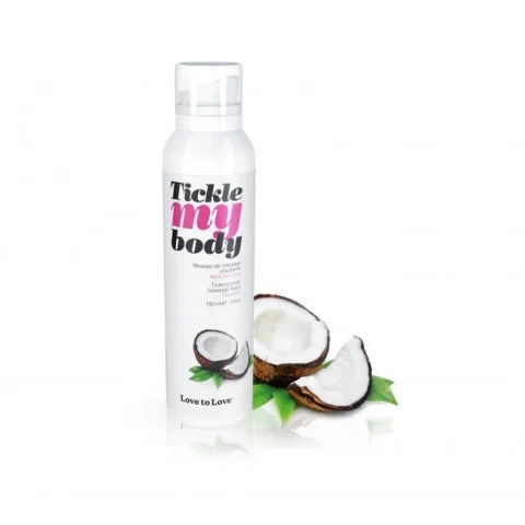 Масажна піна Love To Love TICKLE MY BODY COCONUT (150 мл) (попередній дизайн!!!)