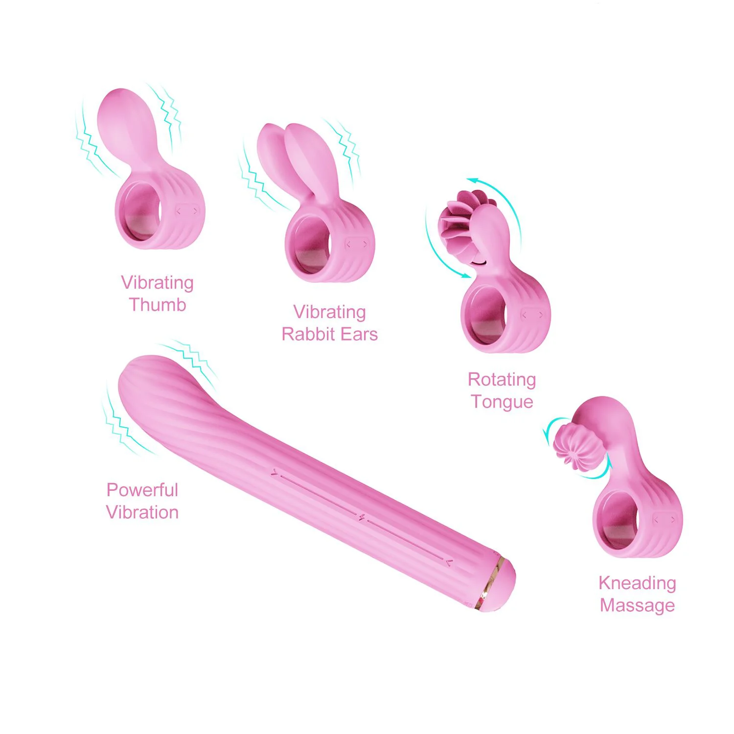 Інтимний вібратор Otouch Magic Stick S1 Plus - Рожевий