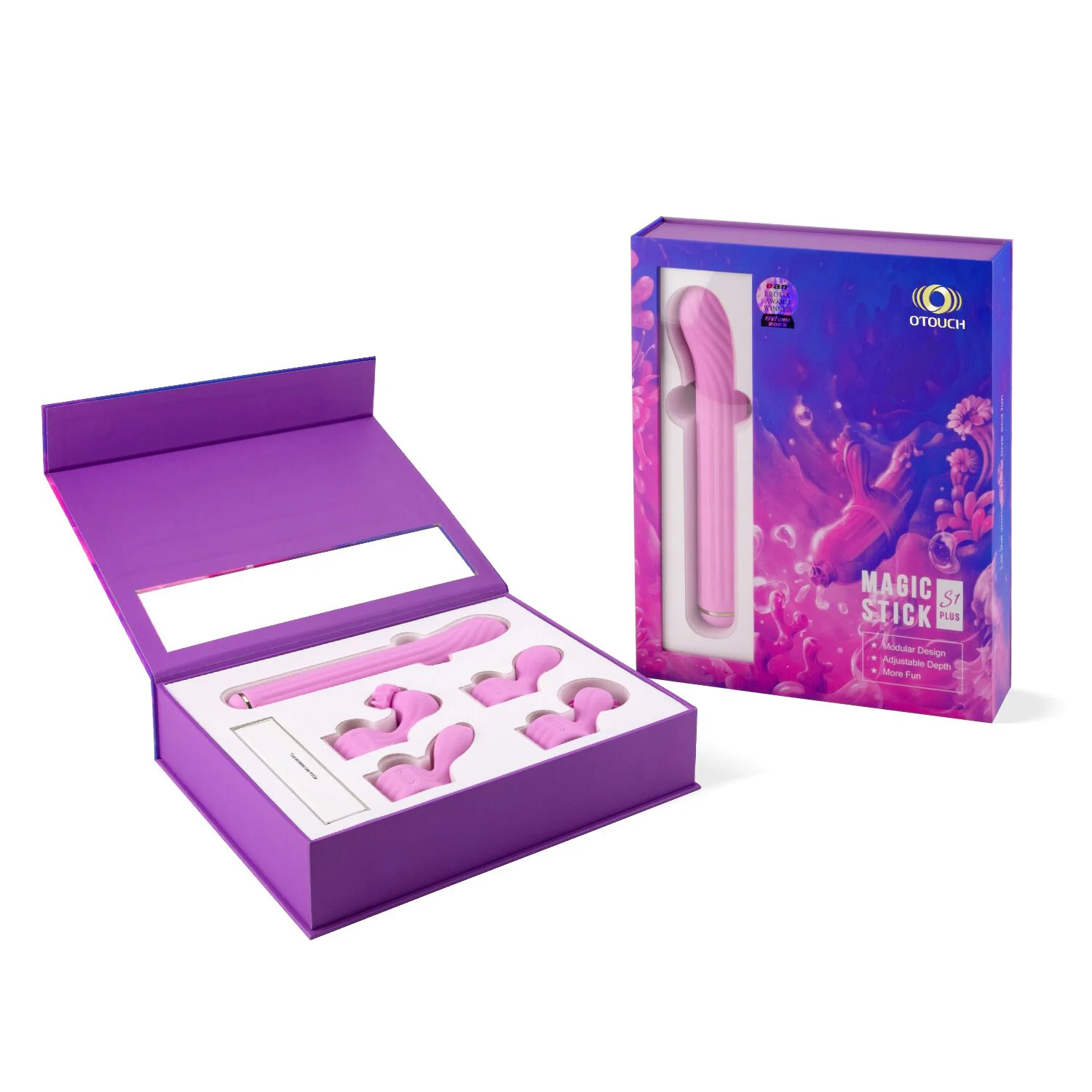 Інтимний вібратор Otouch Magic Stick S1 Plus - Рожевий