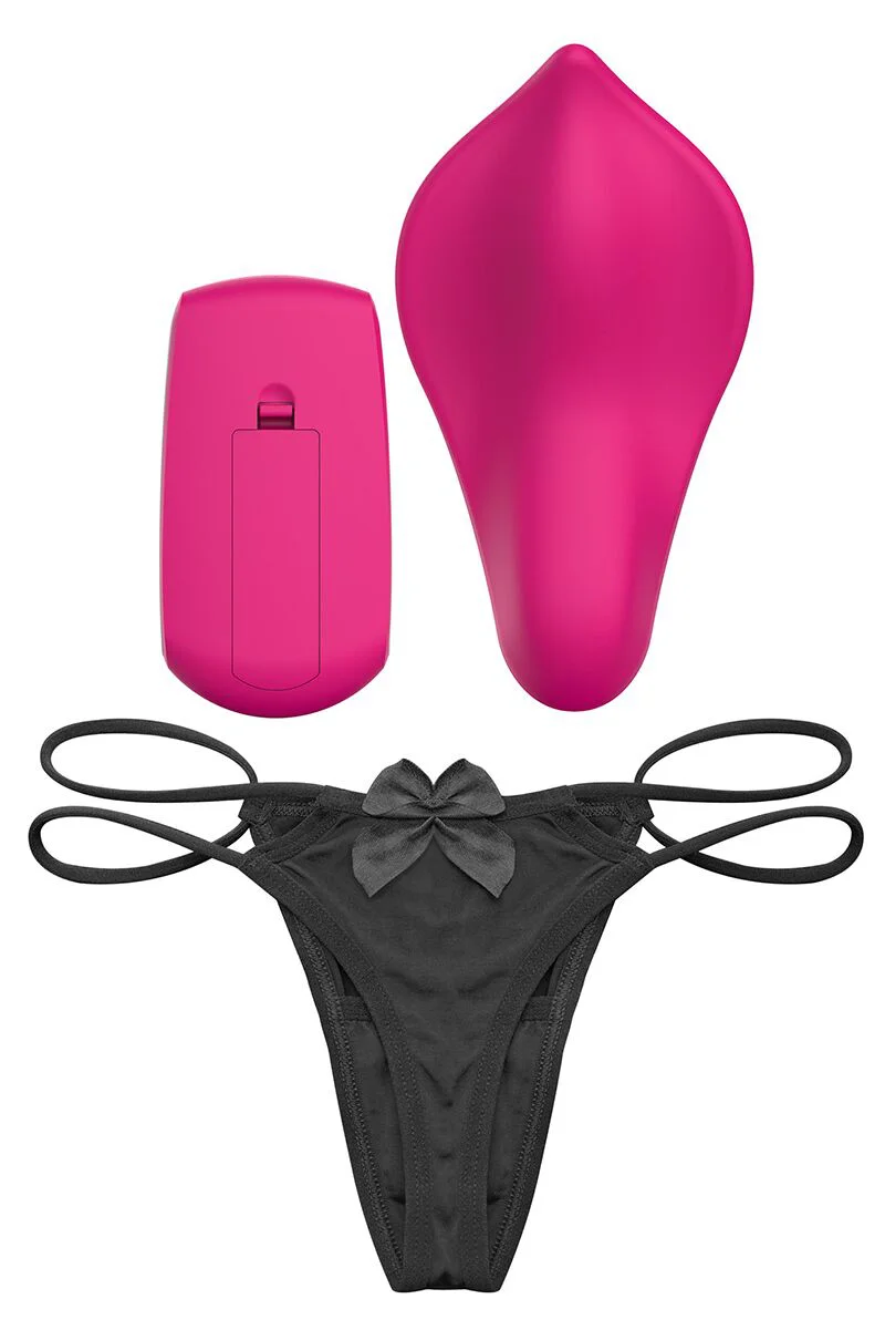 Вібратор для трусиків Liebe Panty Vibe з підігрівом та пультом