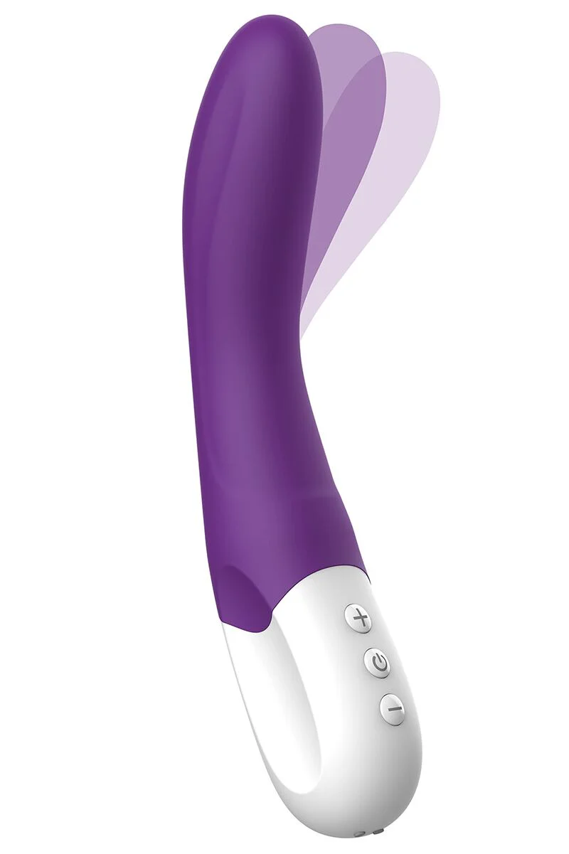 Liebe Bend It Rechargeable G-Spot Vibrator, 10 Modes, Purple
