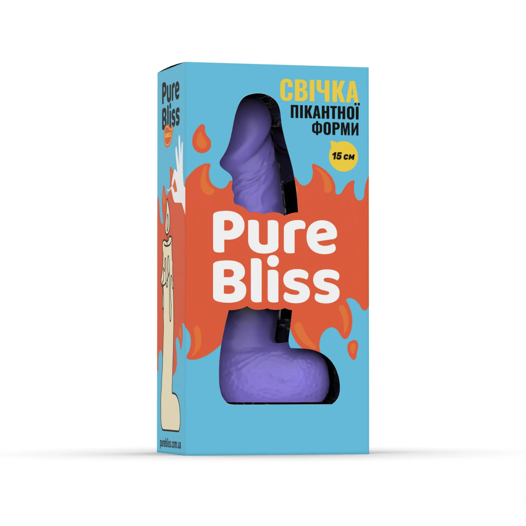 Свічка Pure Bliss MINI Violet 15 см для особливих моментів - Зображення 6