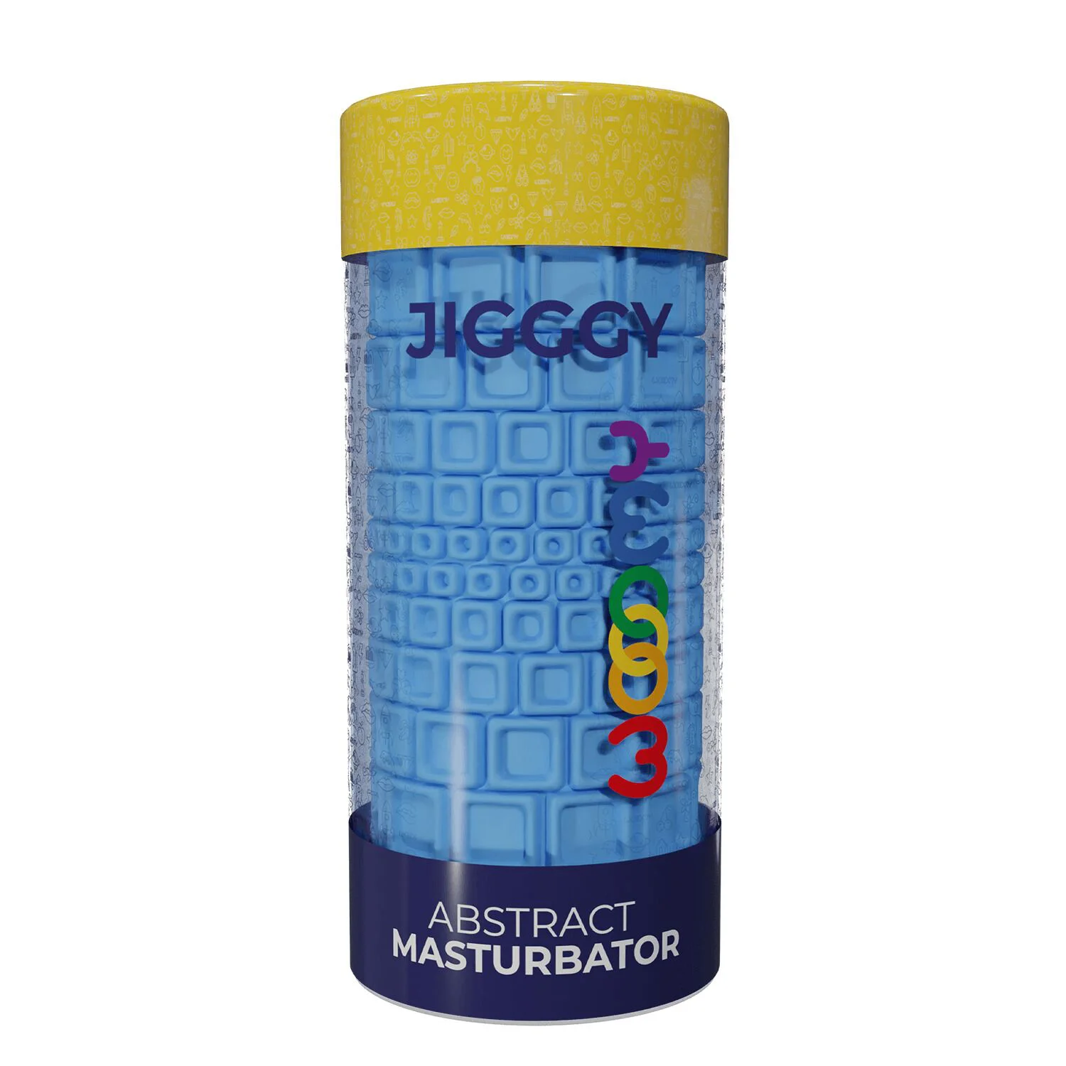 Мастурбатор Wooomy Jigggy Abstract: двосторонній комфорт