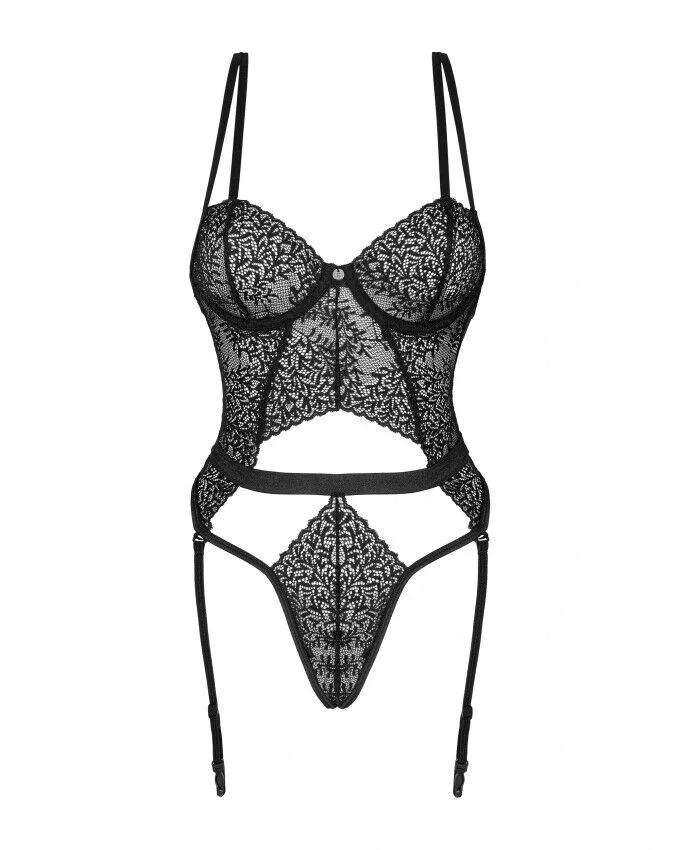 Стильне чорне боді JSY JS228161, S/M: елегантність та комфорт - Зображення 5