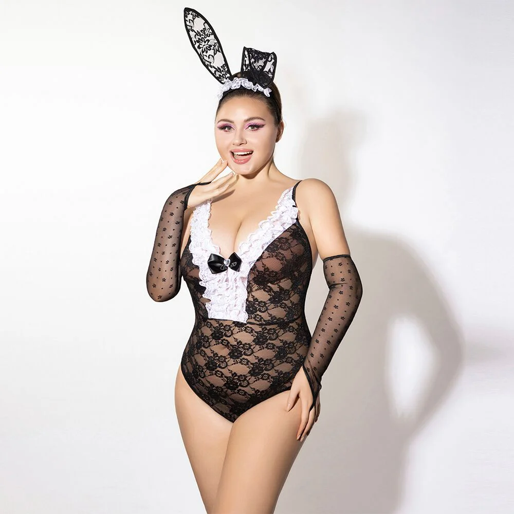 Еротичний костюм зайчика JSY Plus Size з елегантним дизайном