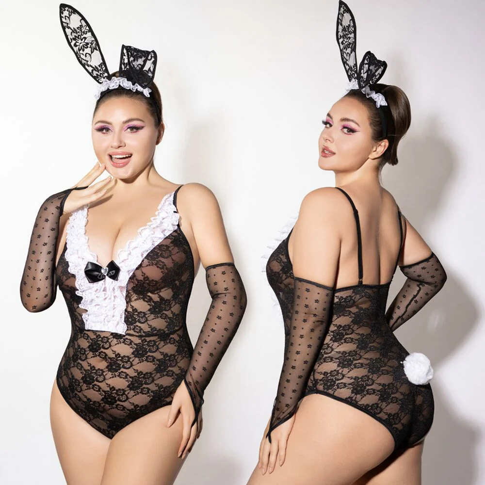 Еротичний костюм зайчика JSY Plus Size з елегантним дизайном