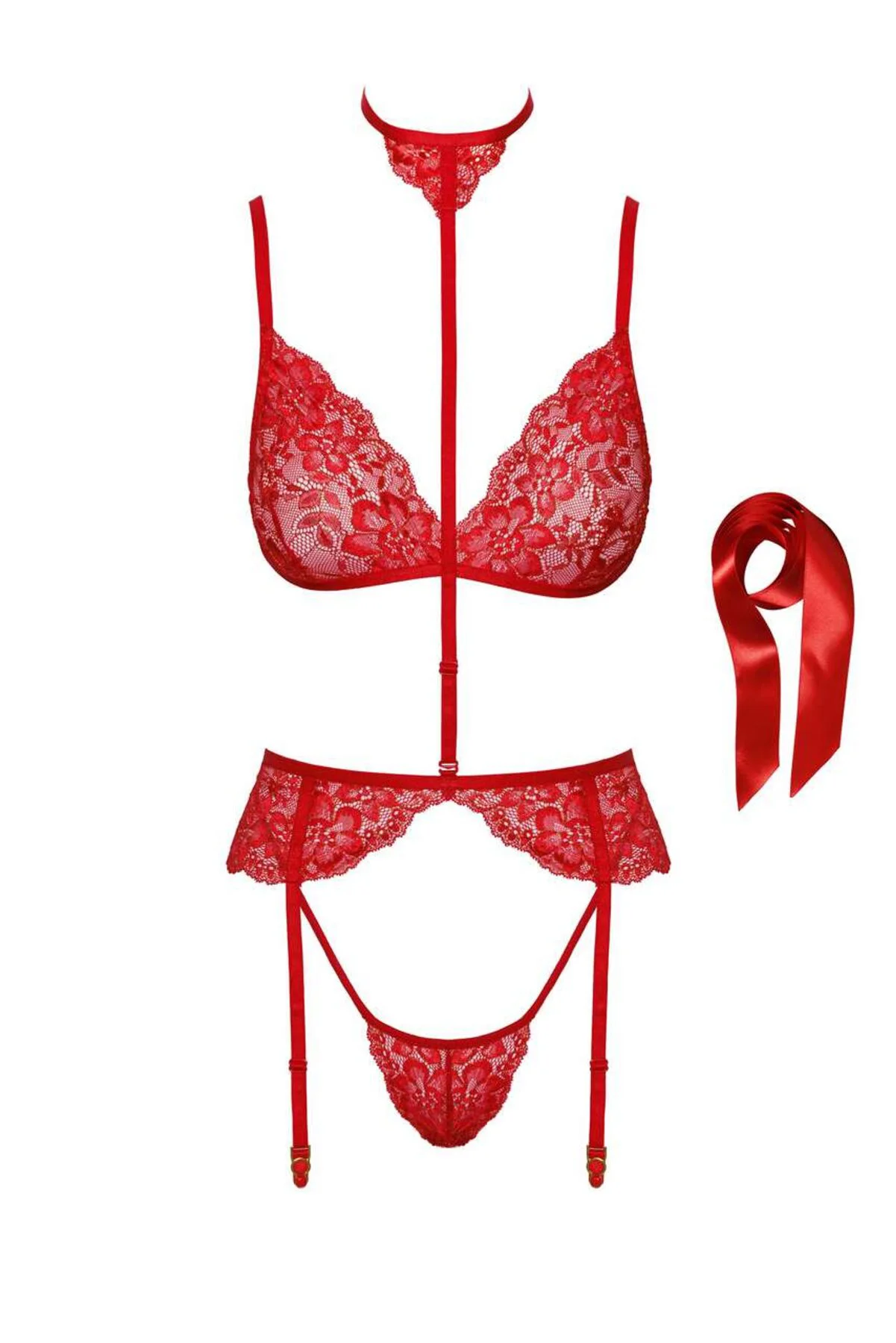 Комплект Kissable Bondage Kiss Set Червоний S/M
