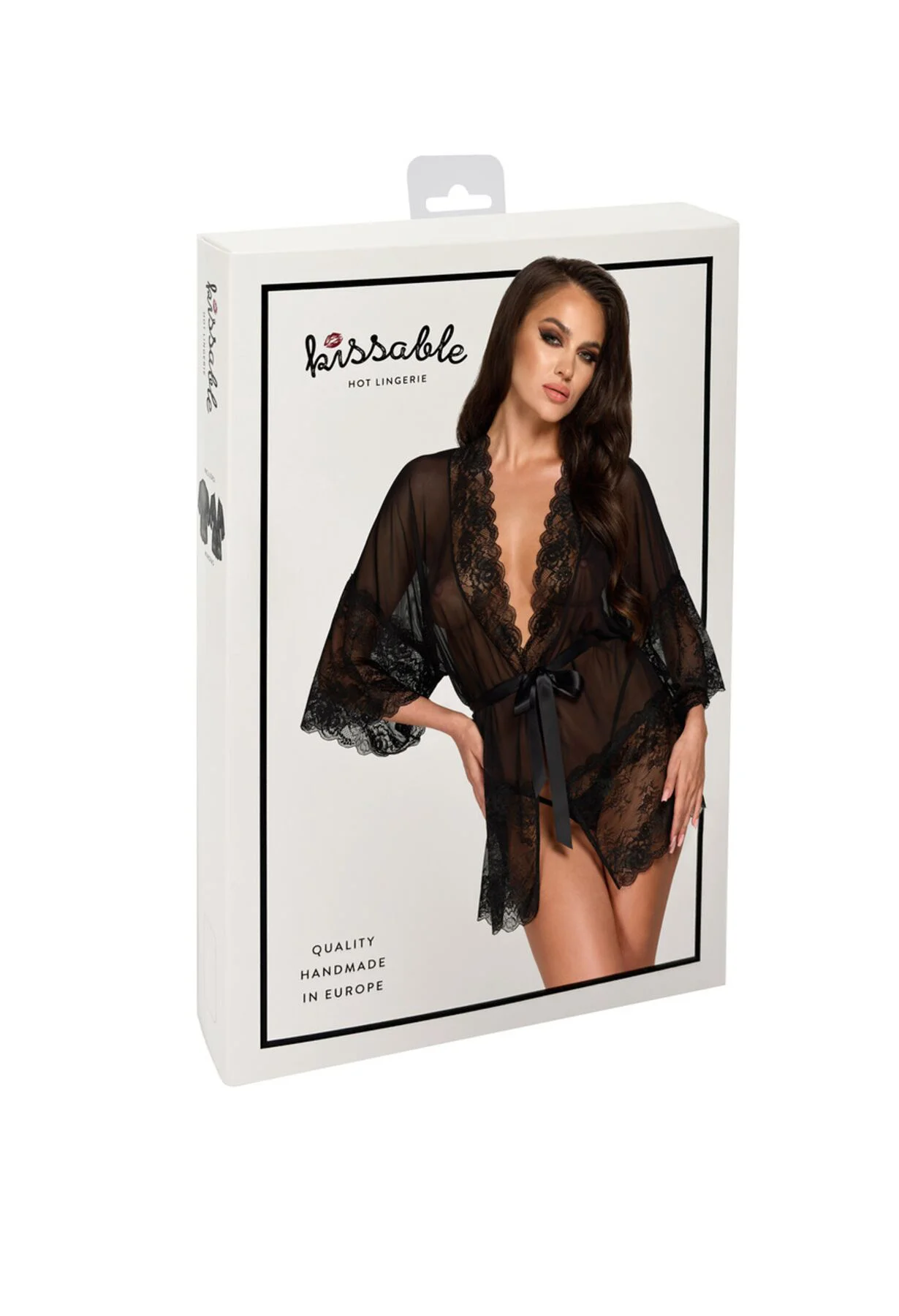 Пеньюар Kissable Midnight Kiss Negligee L/XL для особливих моментів