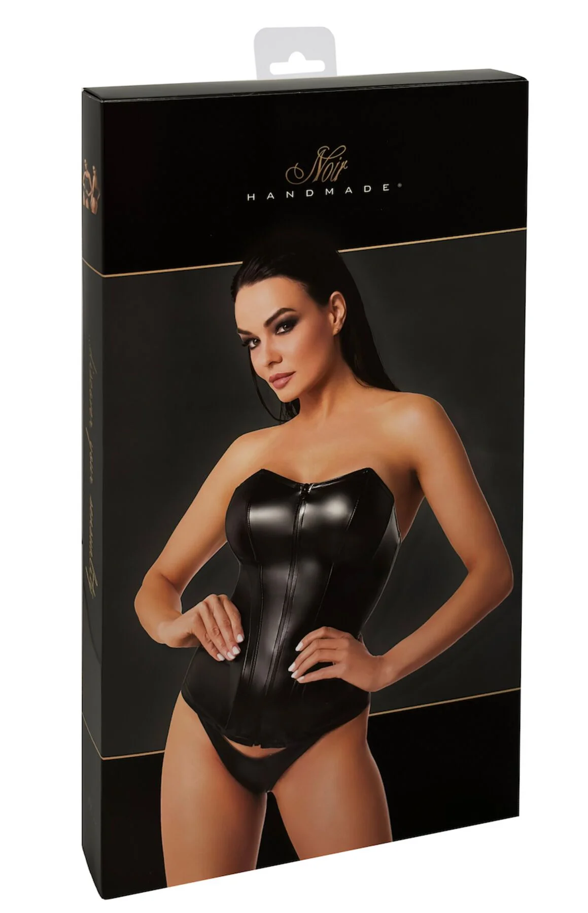 Корсет Noir Handmade F334 Powerwetlook - Розмір 5XL