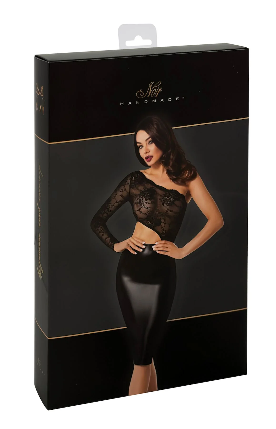 Елегантна асиметрична сукня Noir Handmade F339 - 3XL