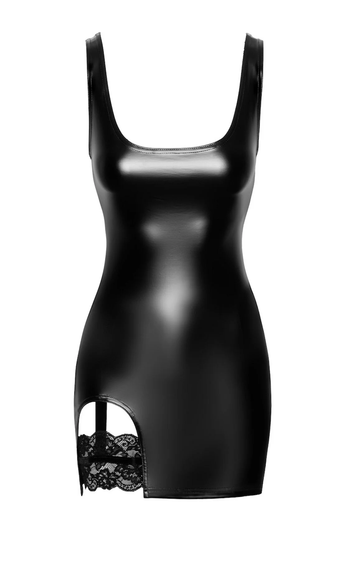 Елегантна сукня Noir Handmade F344 з підв'язками - 3XL - Зображення 6