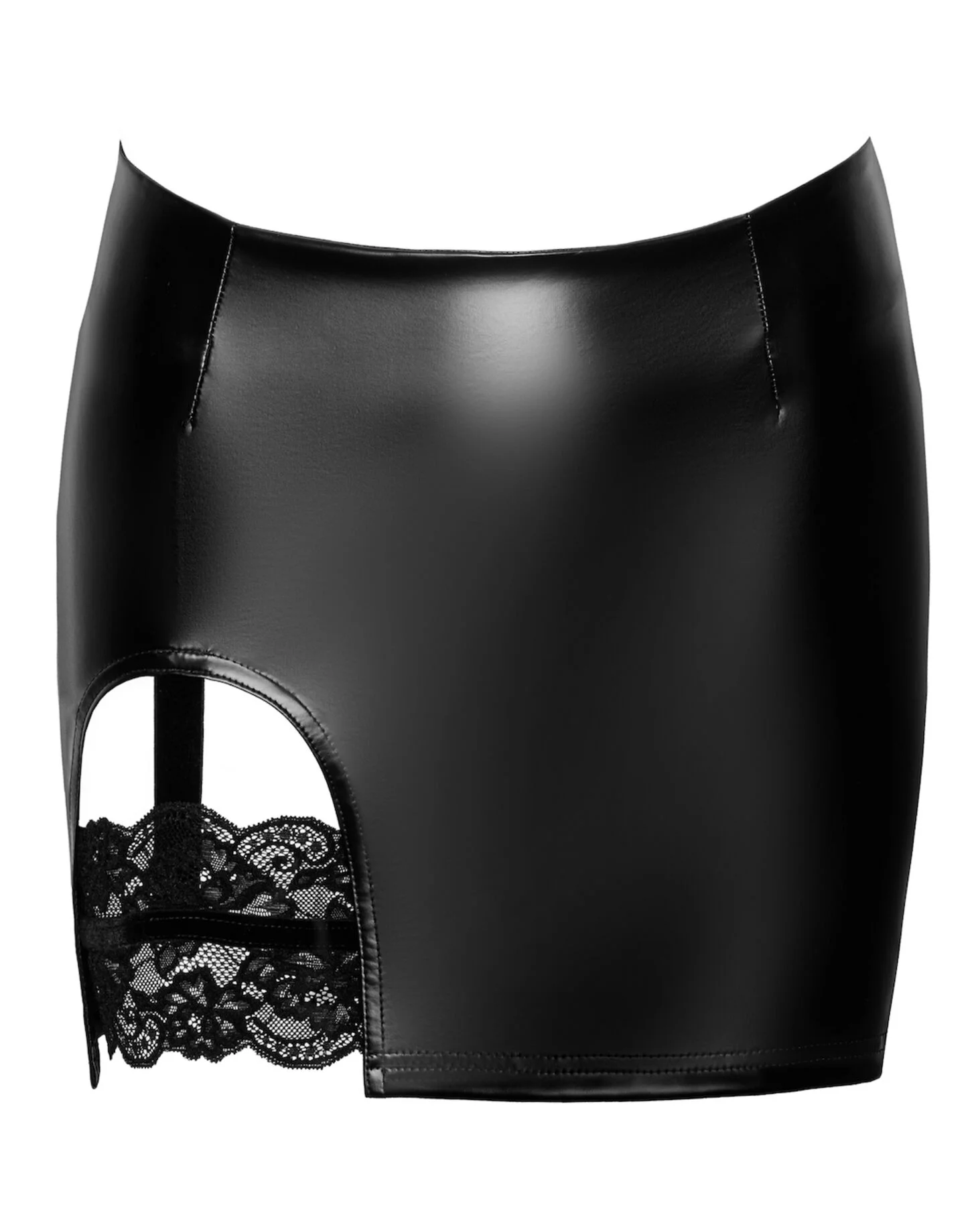 Елегантна спідниця Noir Handmade F345 з підв'язками - 3XL