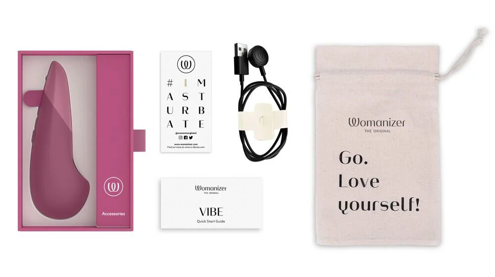 Мінівібратор Womanizer Vibe Dusky Pink, 3 авторежими + 10 рівнів інтенсивності - Зображення 7