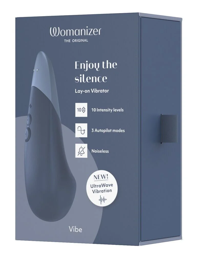 Мінівібратор Womanizer Vibe Dark Blue, 10 рівнів, водонепроникний