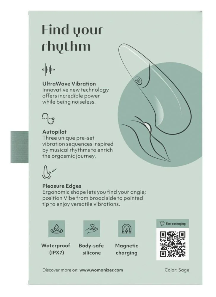 Мінівібратор Womanizer Vibe Sage - 10 Рівнів Інтенсивності