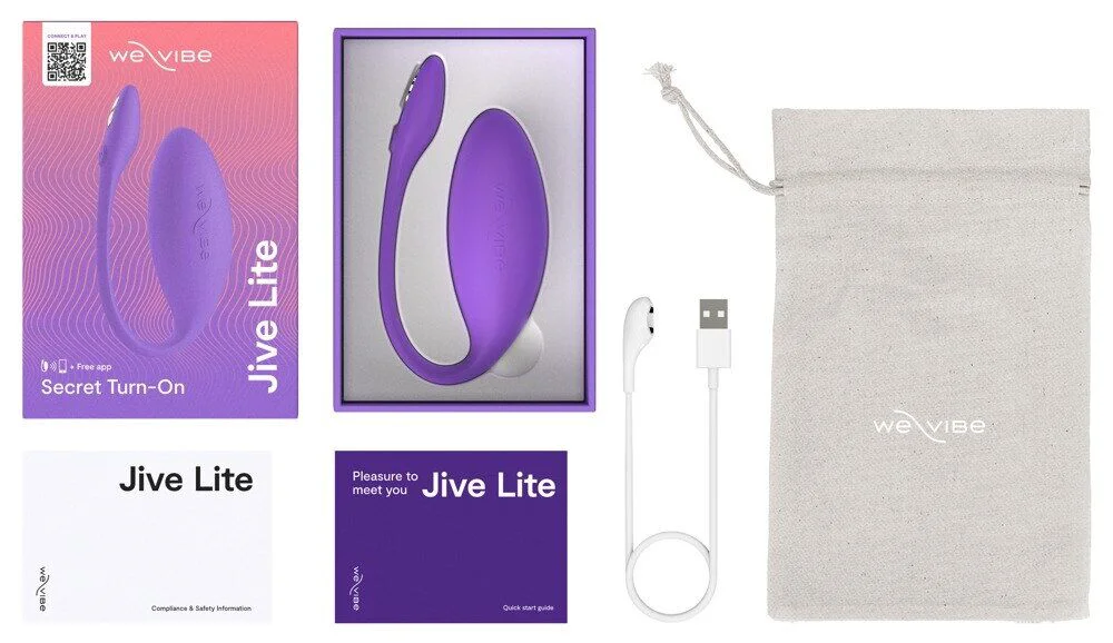 Смарт-віброяйце We-Vibe Jive Lite Purple, невеликий розмір - Зображення 9