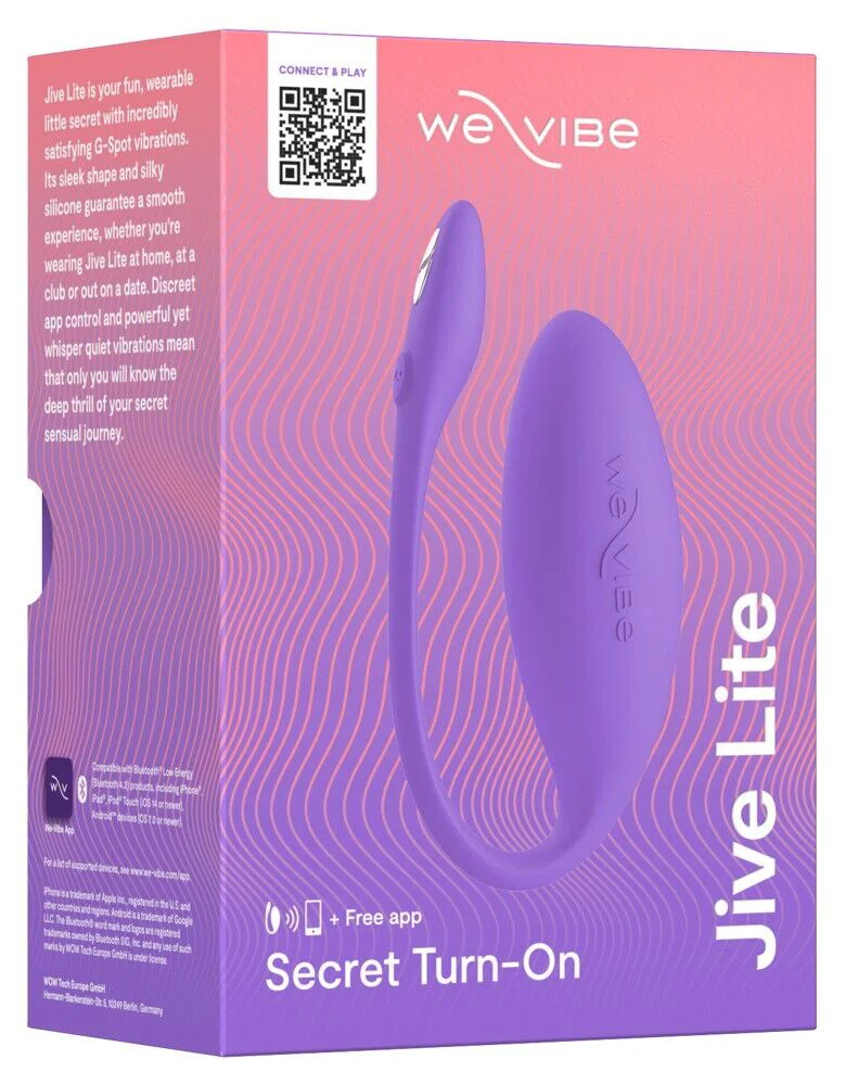 Смарт-віброяйце We-Vibe Jive Lite Purple, невеликий розмір - Зображення 11
