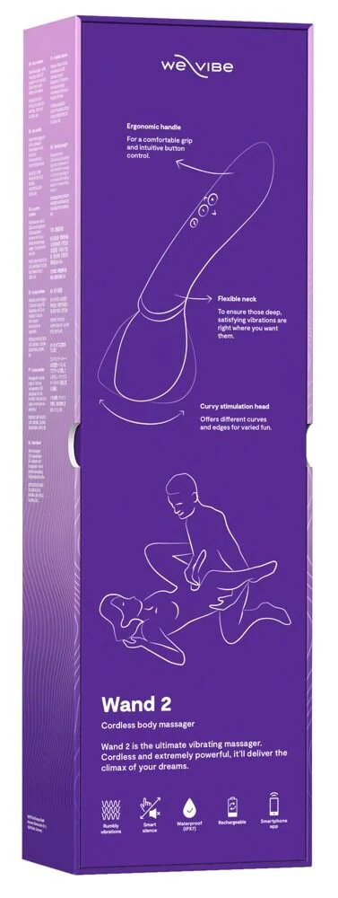 Смарт-вібромасажер We-Vibe Wand 2 Purple з функцією Smart Silence