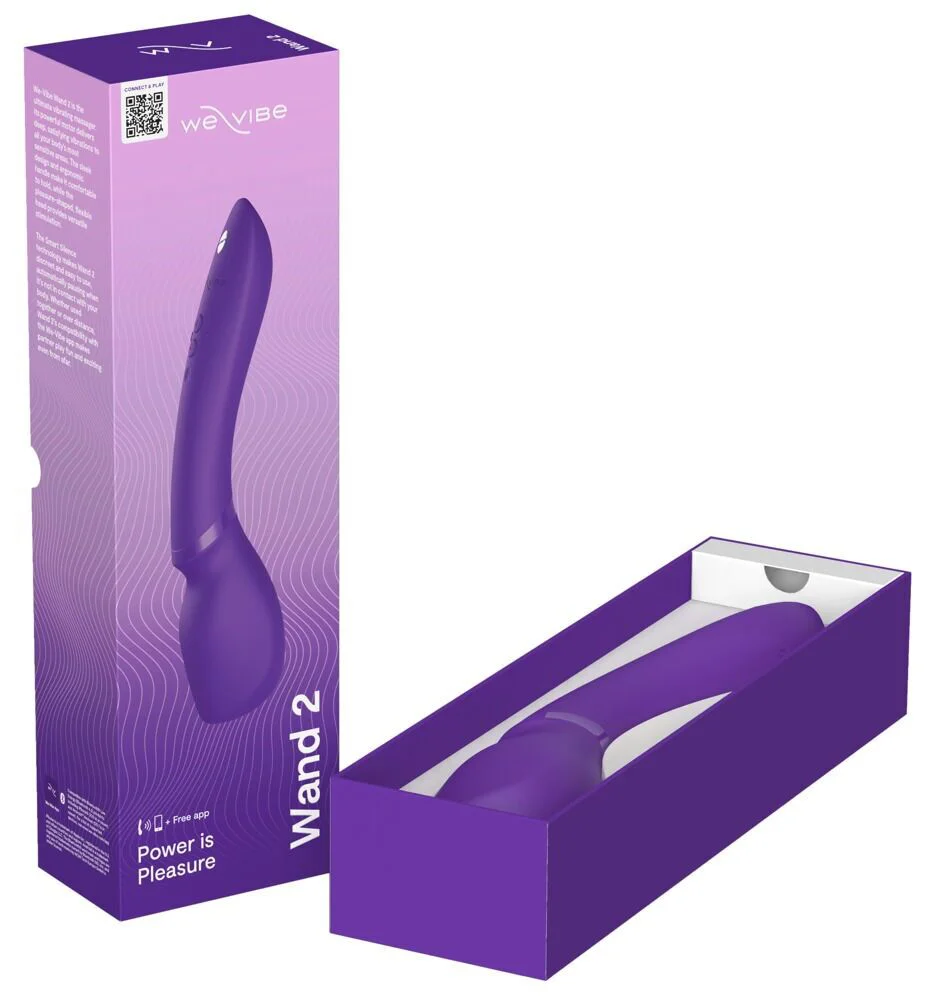 Смарт-вібромасажер We-Vibe Wand 2 Purple з функцією Smart Silence