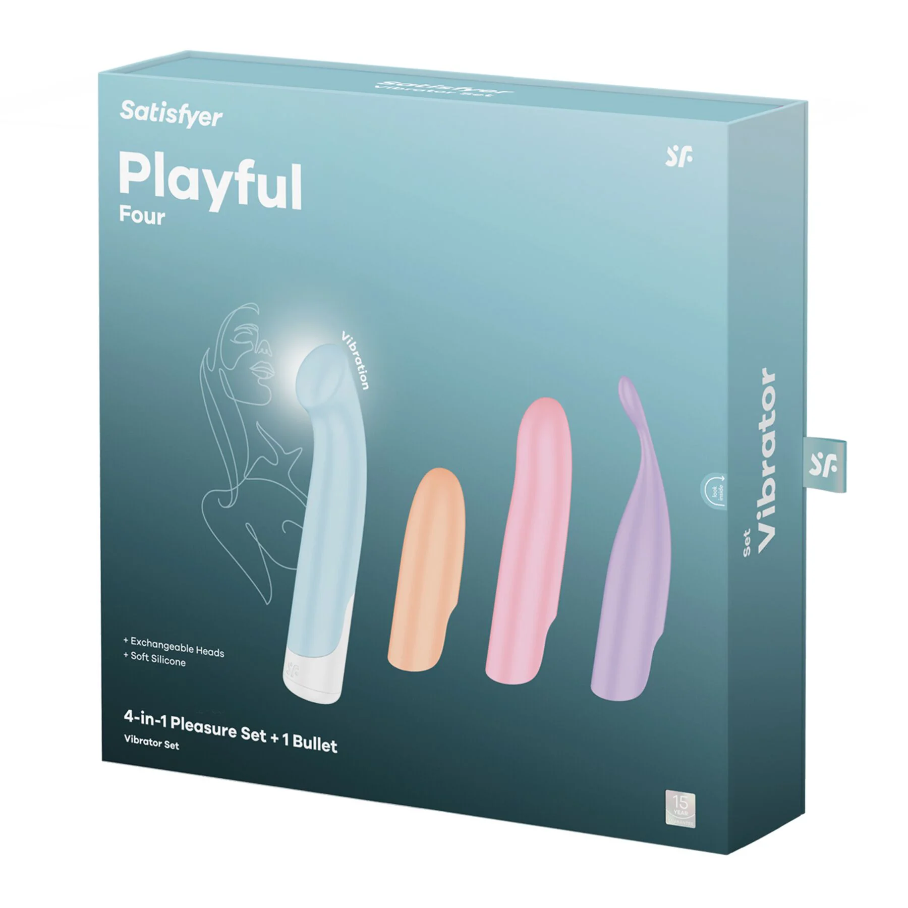 Набір 4-в-1 Satisfyer Playful Four з 12 режимами вібрації