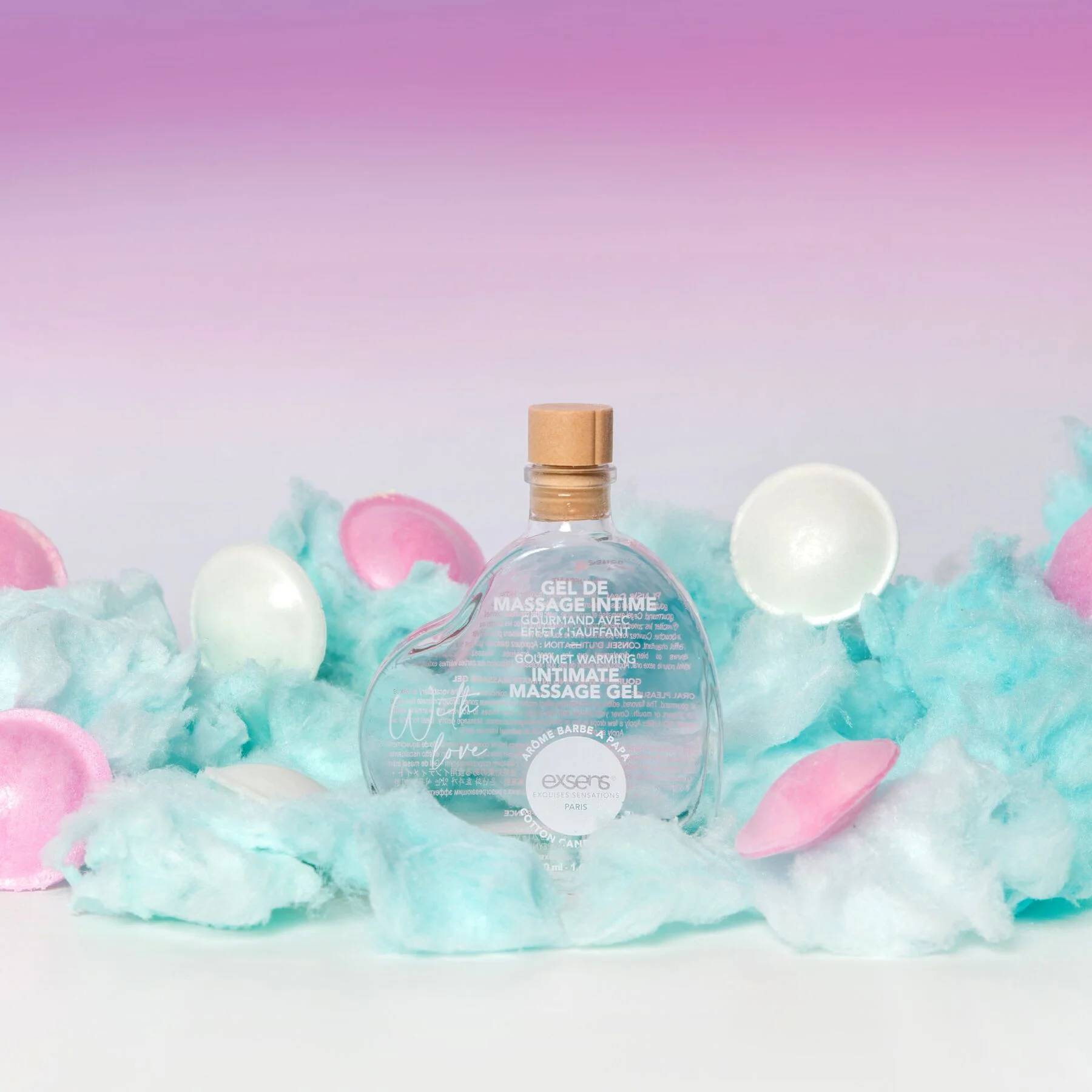 EXSENS With Love Cotton Candy Масажний Гель 50 мл, Без Цукру