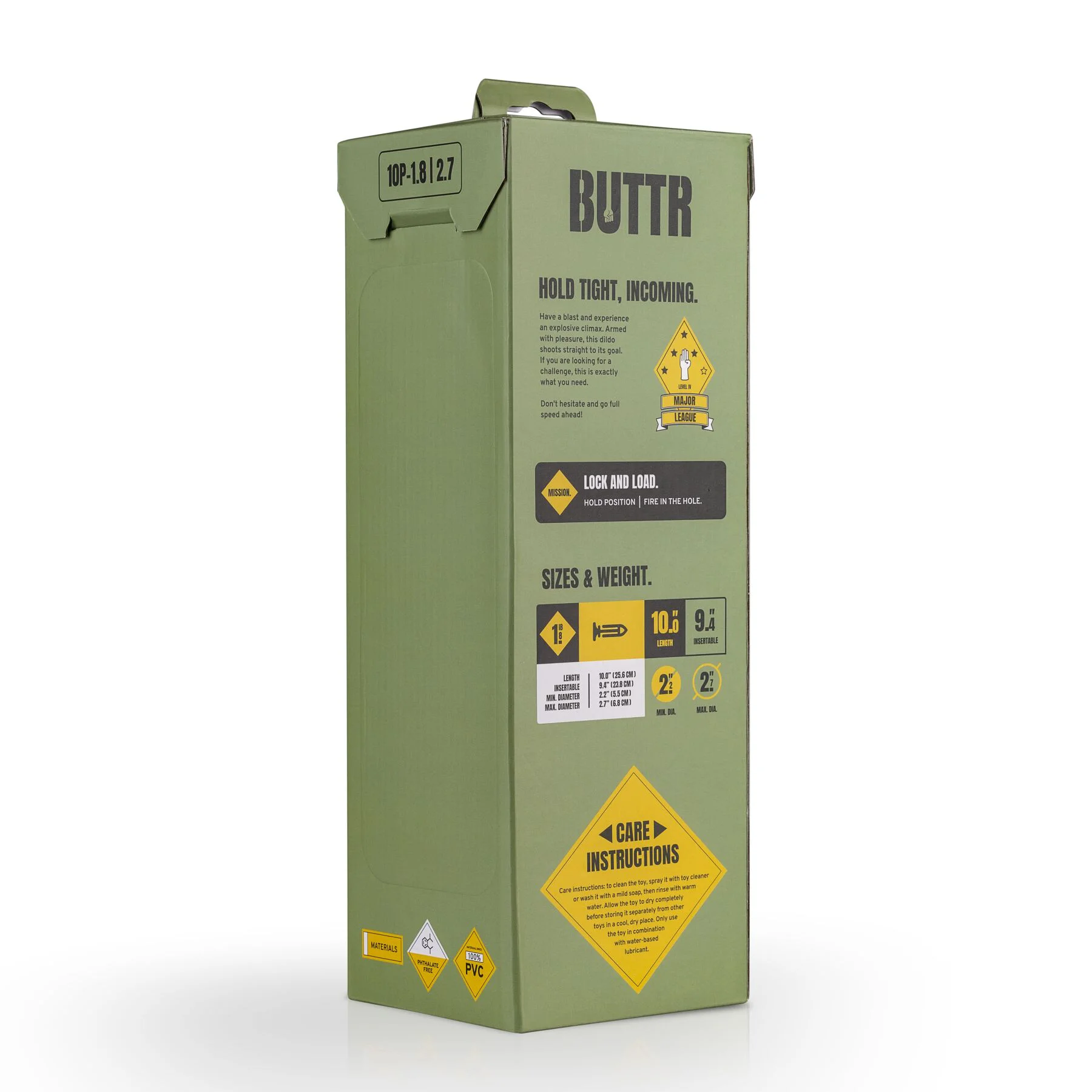 Інтимна пробка BUTTR - 10 Pounder XXL, естетичний дизайн