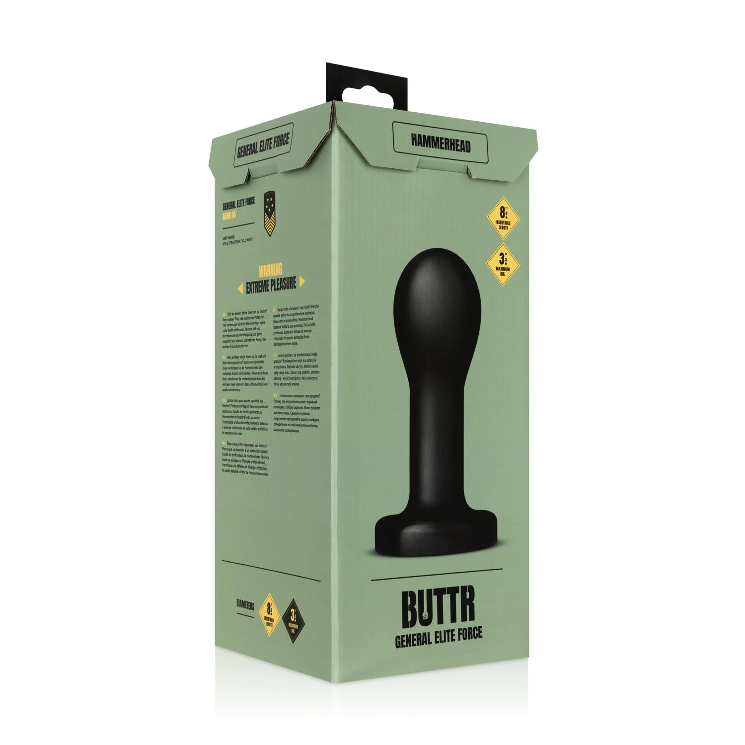Інтимна пробка BUTTR - Hammerhead для комфортного використання