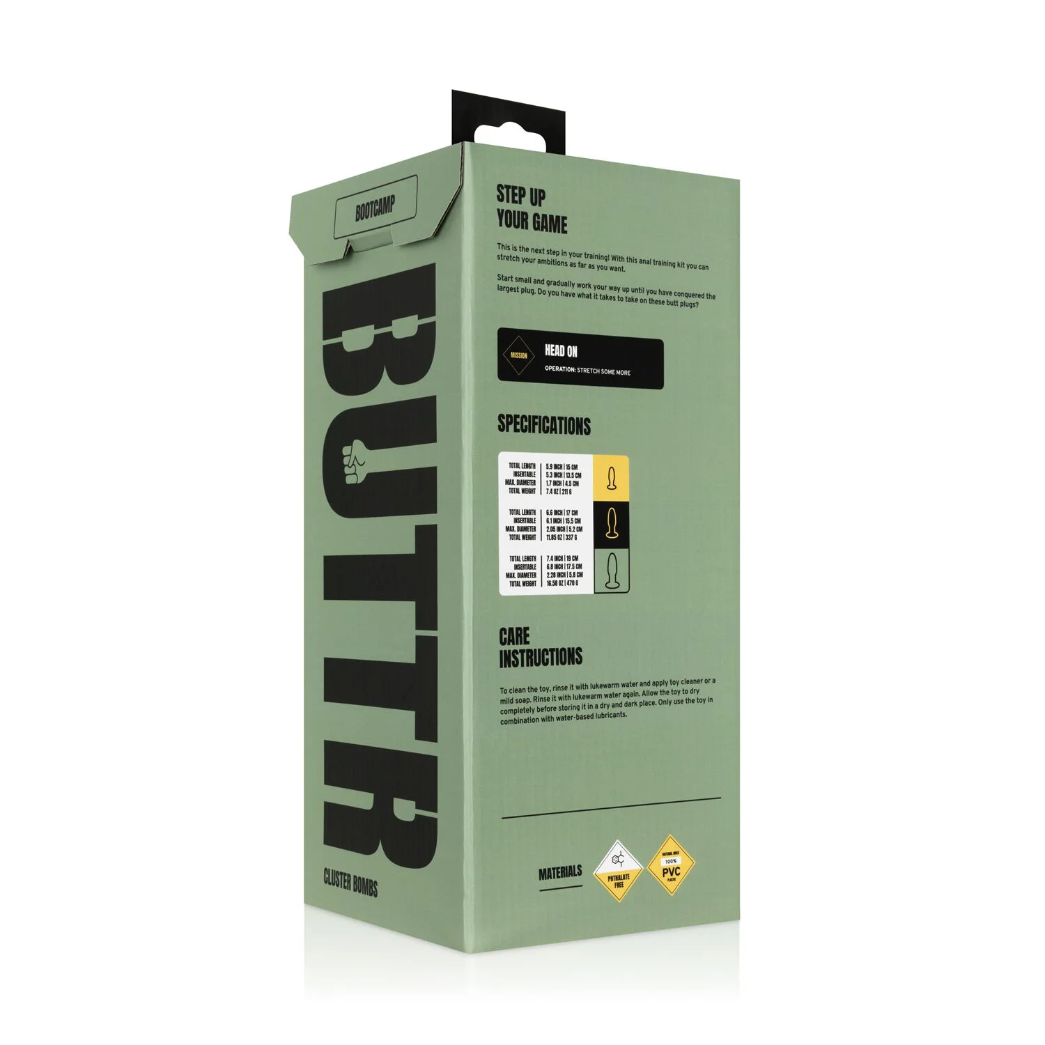 Набір для інтимного догляду BUTTR - Cluster Bombs