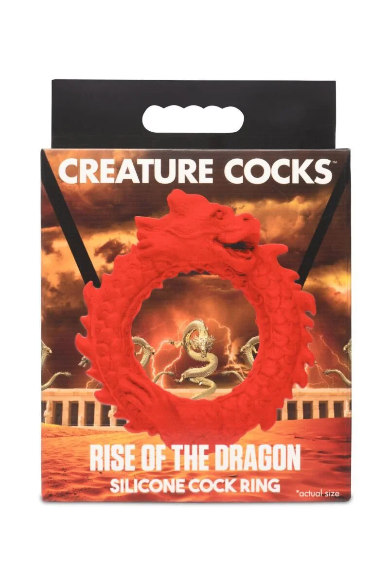 Ерекційне кільце Creature Cocks Rise of the Dragon – Червоне