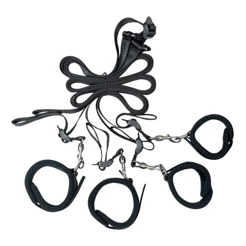 Розтяжка на ліжко Punishment - 5-Piece Bed Restraint Kit - Black
