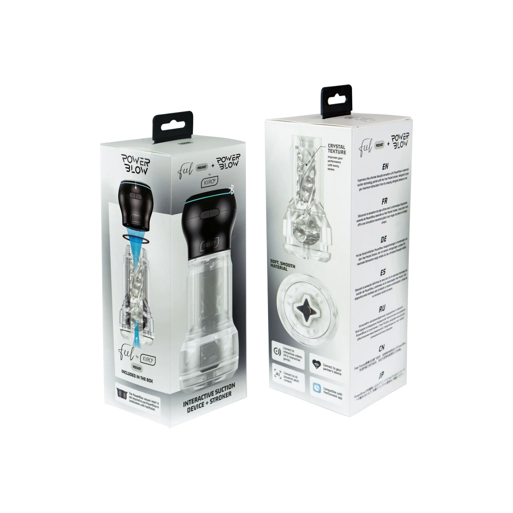 Інтерактивний мастурбатор Kiiroo Feel Pocket Crystal