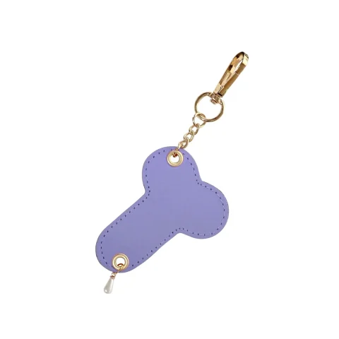 Брелок для ключів Art of Fhallus, Лаванда, натуральна шкіра