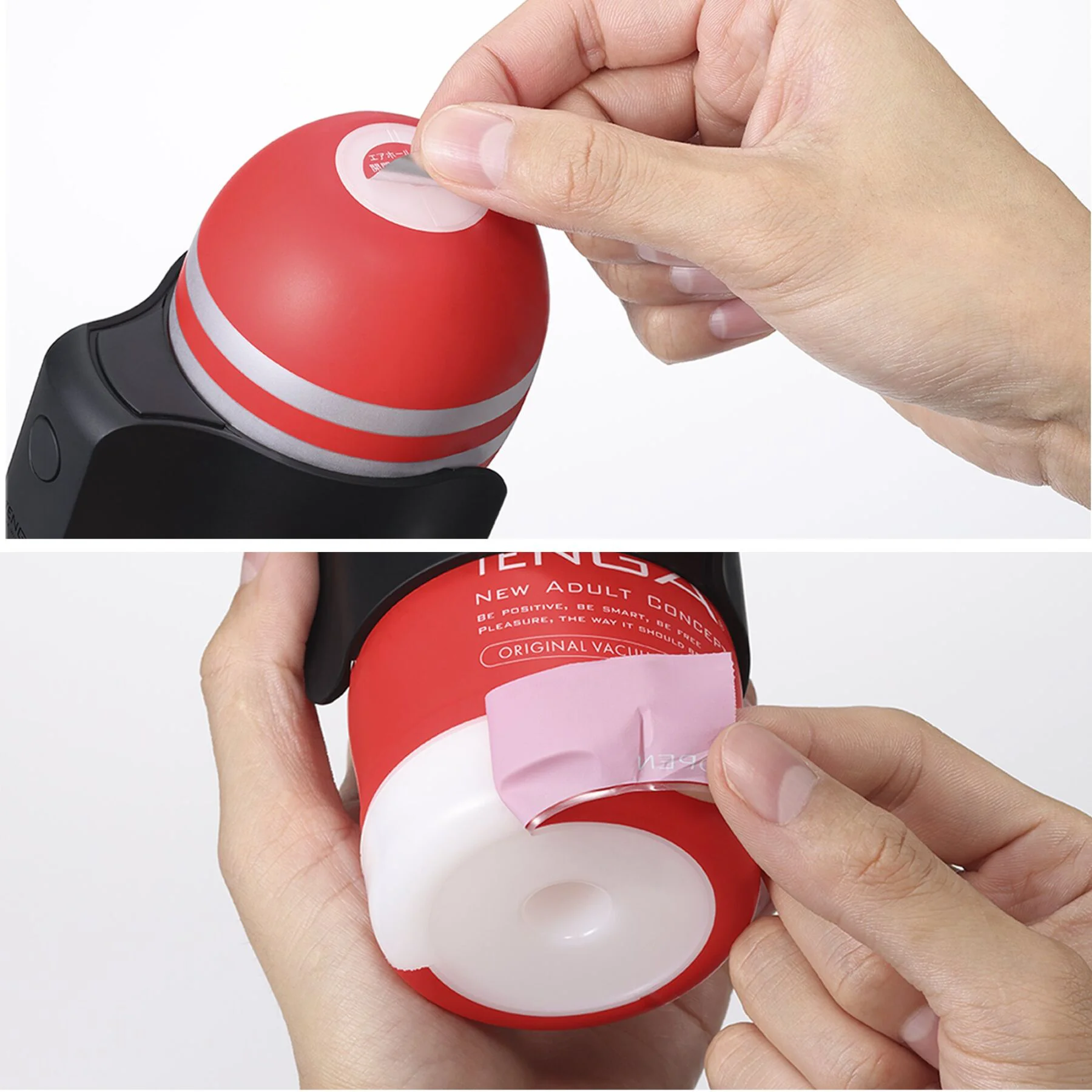 Вібронасадка Tenga CUP VIBRATOR з 7 режимами та 2 мастурбаторами