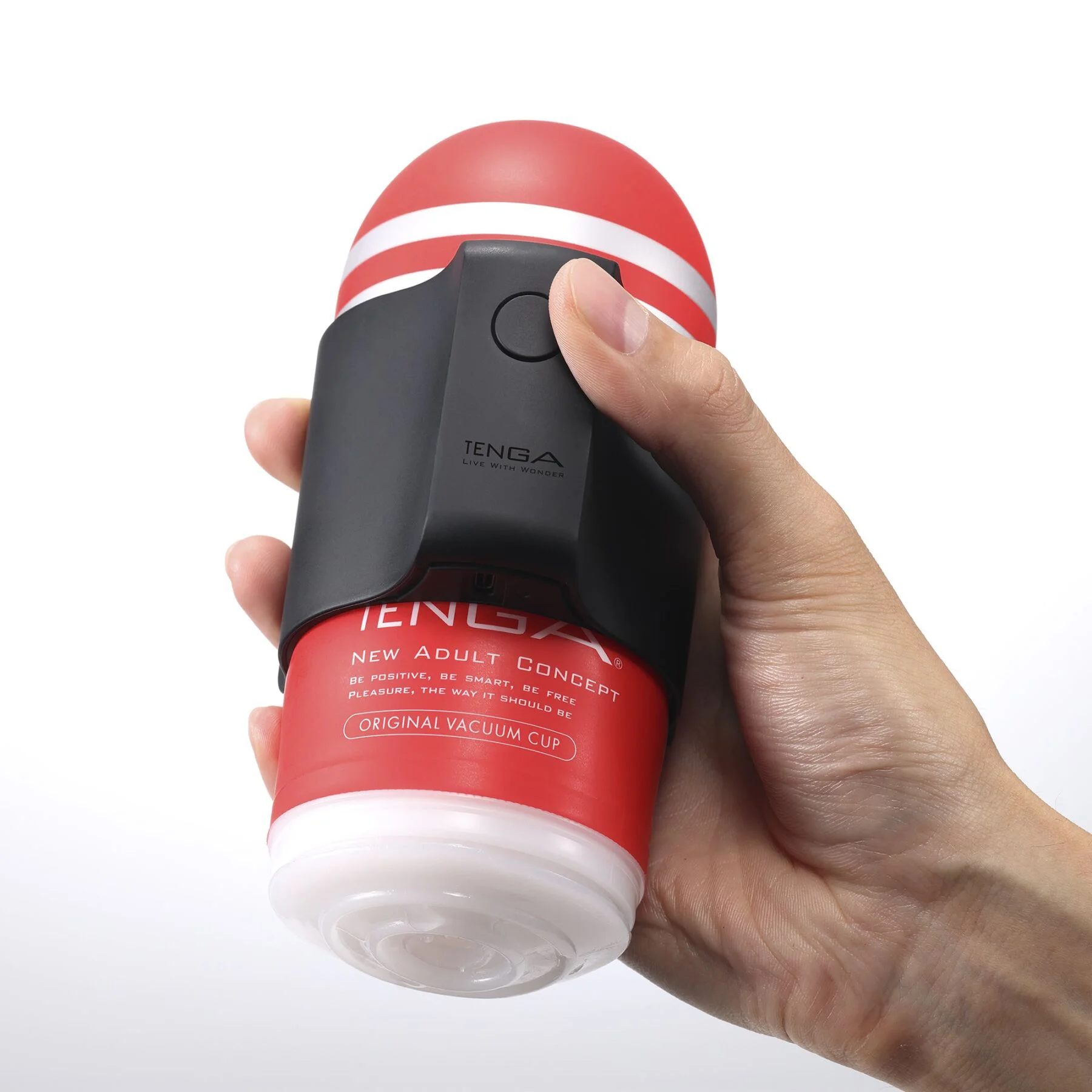 Вібронасадка Tenga CUP VIBRATOR з 7 режимами та 2 мастурбаторами