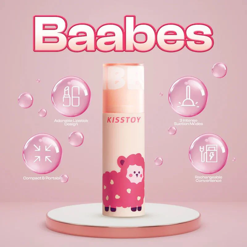 Вакуумний стимулятор KISSTOY Baabes, мініатюрний, зручний дизайн