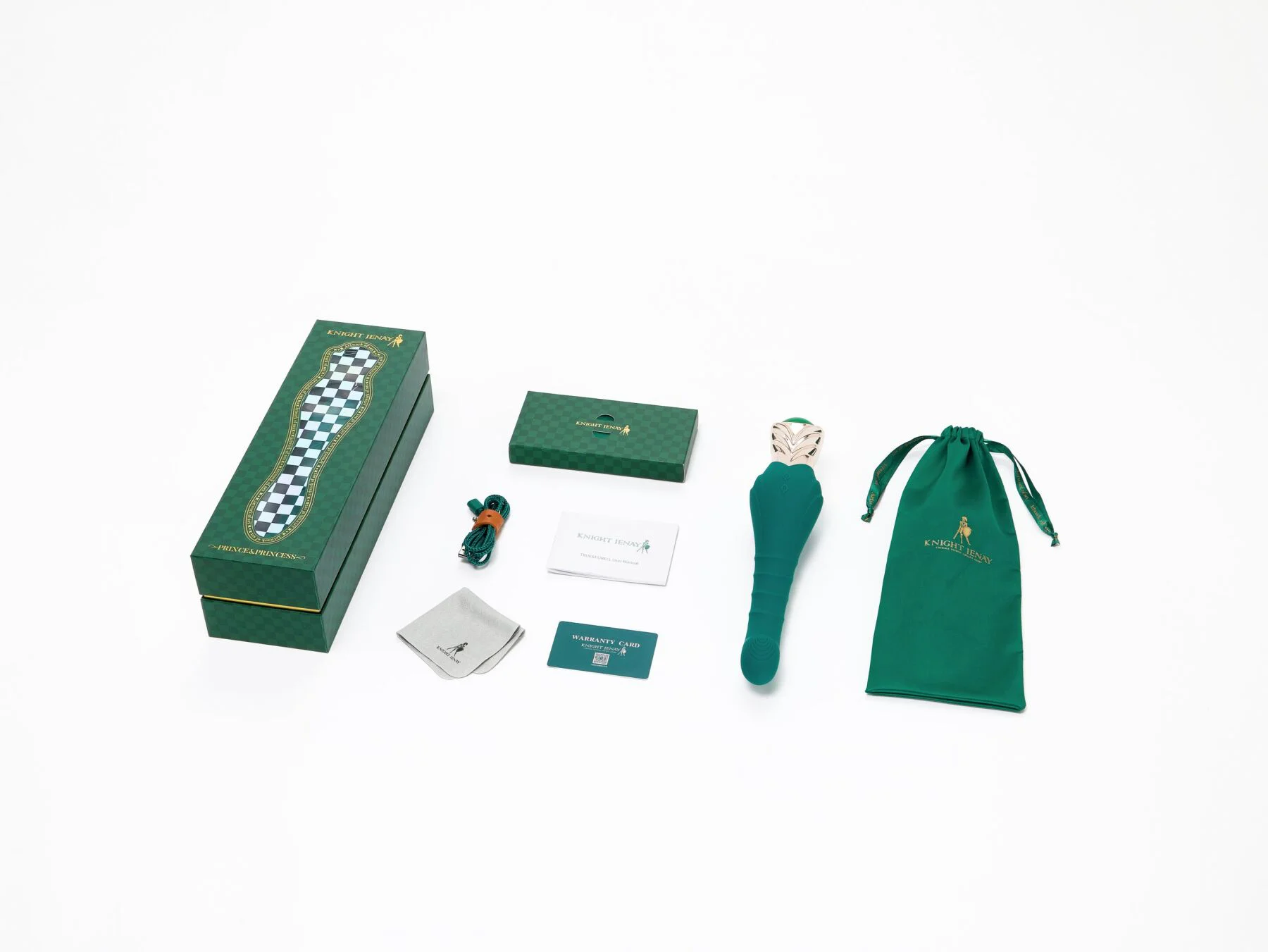 Розкішний смарт-пульсатор з вібрацією Knight Jenay Prince & Princess - Зображення 4