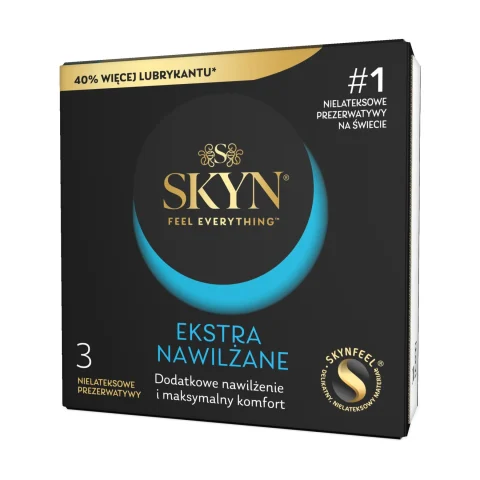 Презервативи SKYN Ekstra Nawilżane, 3 шт - комфорту та безпеки