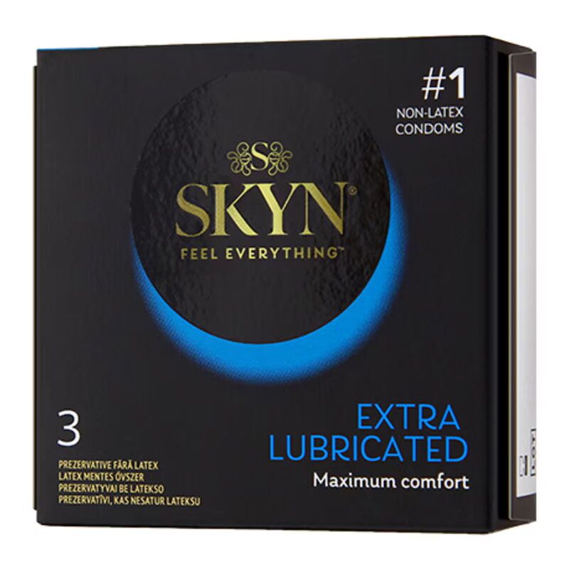 Презервативи SKYN Ekstra Nawilżane, 3 шт - комфорту та безпеки