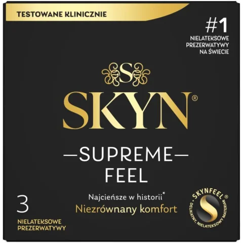 Презервативи SKYN Supreme Feel - Латексні, 3 шт