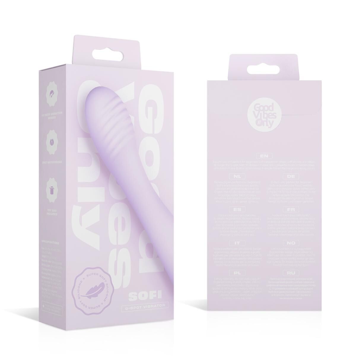 Вібратор Good Vibes Only - SOFI G-Spot, Soft Silicone, Purple