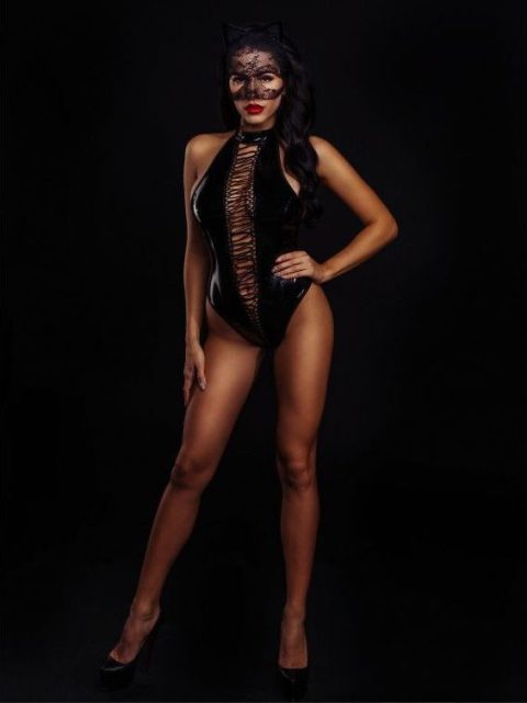 Еротичний костюм Кішечки "Ненаситна Кітті" – Розмір L