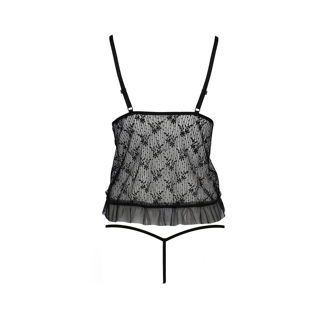 Боді монокіні Passion JUSTINA BODY L/XL чорний