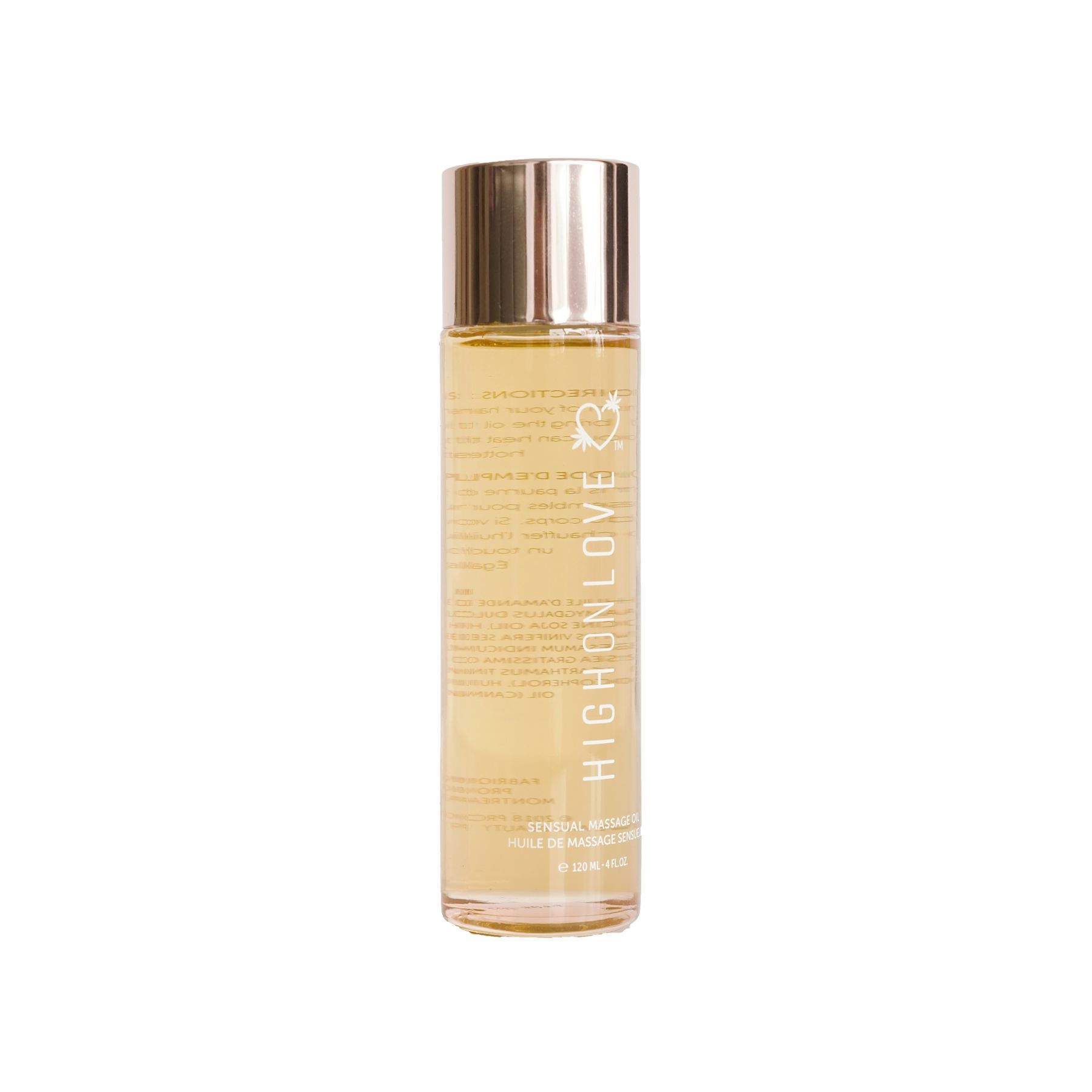 Масажна олія HighOnLove Massage Oil - Lychee Martini (120 мл) з маслом насіння конопель - Зображення 3